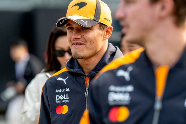 Chinese Grand Prix - The build up - Shanghai International Circuit SHANGHAI INTERNATIONAL CIRCUIT, CHINA - MARCH 12: Lando Norris, McLaren F1 MCL40 from United Kingdom during the Chinese Grand Prix at Shanghai International Circuit on Thursday March 12, 2026 in Shanghai, China (Photo by Michael Potts BSR Agency) Content not available for redistribution in The Netherlands directly or indirectly through any third parties. Copyright: xBSRxAgencyx