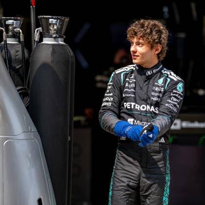 Chinese Grand Prix - The build up - Shanghai International Circuit SHANGHAI INTERNATIONAL CIRCUIT, CHINA - MARCH 12: Andrea Kimi Antonelli, Mercedes F1 W17 from Germany during the Chinese Grand Prix at Shanghai International Circuit on Thursday March 12, 2026 in Shanghai, China (Photo by Michael Potts BSR Agency) Content not available for redistribution in The Netherlands directly or indirectly through any third parties. Copyright: xBSRxAgencyx