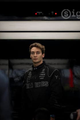 First day of Formula One Chinese Grand Prix Shanghai EB 63 George Russell (Mercedes) at the Formula One Chinese Grand Prix at the Shanghai International Circuit in Shanghai on March 12, 2026. Photo by Eliot Blondet ABACAPRESS.COM Shanghai Chine  Copyright: xBlondetxEliot ABACAx