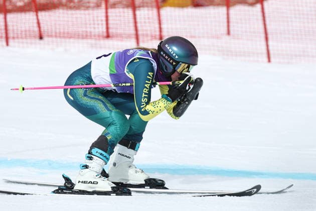 ITALY, CORTINA D AMPEZZO - MARCH 12, 2026: Liana France of Australia competes in a women s para alpine skiing giant slalom standing event at the Tofane Alpine Skiing Centre during the 2026 Winter Paralympic Games, in Cortina d Ampezzo, Province of Belluno 2026 Winter Paralympics: Para Alpine Skiing  - ZUMAt113 20260312_zaa_t113_252 Copyright: xMikhailxTereshchenkox