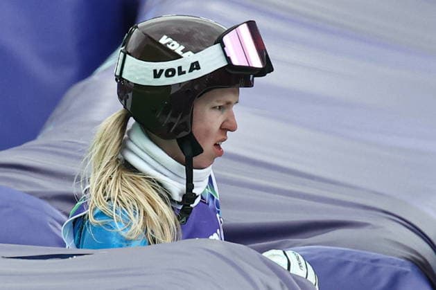 ITALY, CORTINA D AMPEZZO - MARCH 12, 2026: Varvara Voronchikhina of Russia is seen after a women s para alpine skiing giant slalom standing event at the Tofane Alpine Skiing Centre during the 2026 Winter Paralympic Games, in Cortina d Ampezzo, Province of Belluno. Mikhail Tereshchenko TASS  89927107