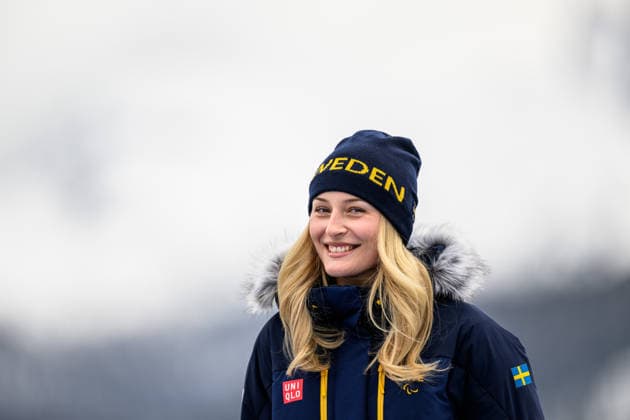 260312 Ebba Arsjö of Sweden celebrates after winning the women s para alpine giant slalom during day 6 of the Milano Cortina 2026 Winter Paralympic Games on March 12, 2026 in Cortina. Photo: Maxim Thore BILDBYRAN kod MT MT1020 alpint alpine skiing paralympic games paralympics paralympiska spel paralympiske leker vinter-paralympics winter paralympics milano cortina 2026 milano cortina 2026 winter paralympic games 6 bbeng storslalom jubel sweden sverige *** 260312 Ebba Arsjö of Sweden celebrates after winning the women s para alpine giant slalom during day 6 of the Milano Cortina 2026 Winter Paralympic Games on March 12, 2026 in Cortina Photo Maxim Thore BILDBYRAN kod MT MT1020 alpint alpine skiing paralympic games paralympiska spel paralympiske leker vinter paralympics winter paralympics milano cortina 2026 milano cortina 2026 winter paralympic games 6 bbeng storslalom jubel sweden sverige  Copyright: MAXIMxTHORE BB260312MT059