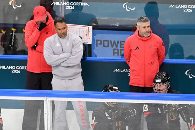 Para Ice hockey, Eishockey - Millano Cortina 2026 Winter Paralympics: Day 6 - Classification Game 5 - 8 Para Ice Hockey - Milano Cortina 2026 Winter Paralympics: Day 6 MILANO SANTAGIULIA ICE HOCKEY ARENA MILANO, ITALY - MARCH 12: Classification Game 5 - 8 Slovakia (SVK) - Germany (GER) (Photo by RALF KUCKUCK) Copyright 2026 Ralf Kuckuck Milano Milano Santagiulia Ice Hockey Arena Italy