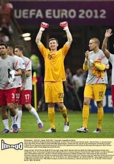 Football, EURO 2012, Hero of the day, Poland's substitute goalkeeper Tyton saves penalty kick