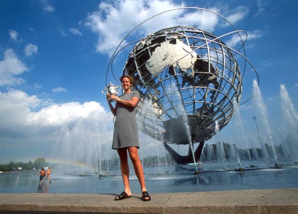 Lindsay Davenport is an American tennis player. She is a member of the International Tennis Hall of Fame and a winner of six Grand Slam tournaments. 