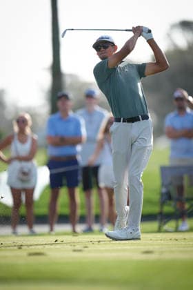 March 12, 2026, Ponte Vedra, Florida, USA: March 12, 2026, Ponte Vedra, Florida.Ricky Castillo (USA) hits a tee shot on the 3rd hole during the first round of The PLAYERS Championship at TPC Sawgrass. PGA, Golf Herren Tour 2026: The PLAYERS Championship  - ZUMAd212 20260312_zsp_d212_013 Copyright: xRichardxDolex