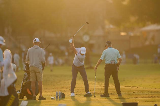 March 12, 2026, Ponte Vedra, Florida, USA: March 12, 2026, Ponte Vedra, Florida.Scottie Scheffler (USA) warms up on the driving range prior to the start of the first round of The PLAYERS Championship at TPC Sawgrass. PGA, Golf Herren Tour 2026: The PLAYERS Championship  - ZUMAd212 20260312_zsp_d212_018 Copyright: xRichardxDolex