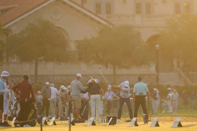 March 12, 2026, Ponte Vedra, Florida, USA: March 12, 2026, Ponte Vedra, Florida.Scottie Scheffler (USA) warms up on the driving range prior to the start of the first round of The PLAYERS Championship at TPC Sawgrass. PGA, Golf Herren Tour 2026: The PLAYERS Championship  - ZUMAd212 20260312_zsp_d212_021 Copyright: xRichardxDolex
