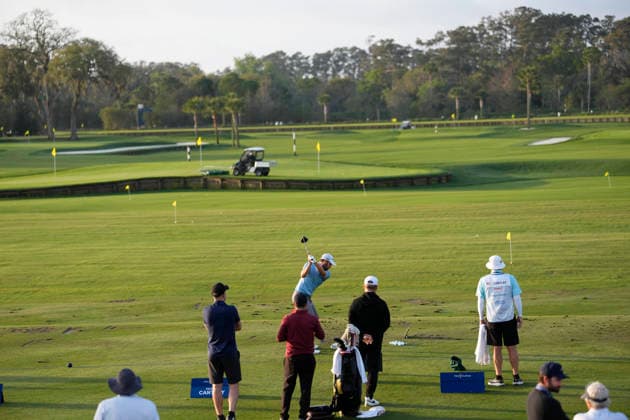 March 12, 2026, Ponte Vedra, Florida, USA: March 12, 2026, Ponte Vedra, Florida.Patrick Cantlay (USA) warms up on the driving range prior to the start of the first round of The PLAYERS Championship at TPC Sawgrass. PGA, Golf Herren Tour 2026: The PLAYERS Championship  - ZUMAd212 20260312_zsp_d212_027 Copyright: xRichardxDolex