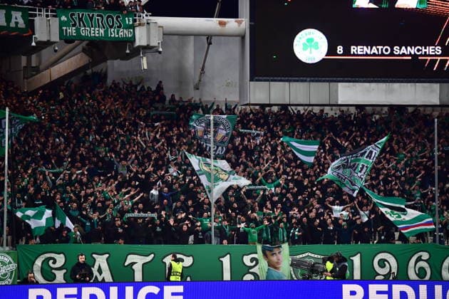UEFA Europa League, Panathinaikos FC vs Real Betis - of Panathinaikos in action against of Real Betis during the UEFA Europa League round of 16 1st leg soccer match between Panathinaikos FC and Real Betis held at Olympic Athletic Center of Athens in Athens, Greece, 12 March 2026. IMAGO ONE INCH PRODUCTIONS ATHENS Greece Copyright: xOnexInchxProductionsx 6889805