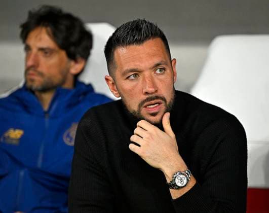 12 03 2026, Football UEFA Europa League 2025 2026 Round of 16, VfB Stuttgart FC Porto, in the MHP Arena Stuttgart, Coach Francesco Farioli Porto DFL and DFB regulations prohibit any use of photographs as image sequences and or quasi video