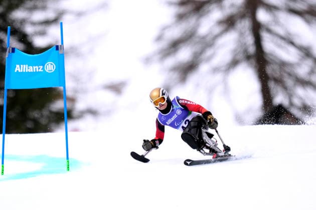FORSTER Anna Lena Team GER 1.PLatz Ski Alpine Riesen Slalom sitzend Frauen in Cortina Paralympische Winterspiele 2026 Cortina - Milano am 12.03.2026 in Cortina *** FORSTER Anna Lena Team GER 1 PLatz Ski Alpine Giant Slalom sitting women in Cortina Paralympic Winter Games 2026 Cortina Milano on 12 03 2026 in Cortina Copyright: xLacixPerenyix