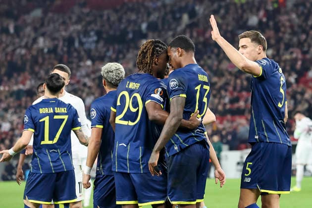 Goal celebration FC Porto at 0 1 by Terem Moffi FC Porto, 29 , Germany, Football, UEFA Europa League, Round of 16, 2025 2026, VfB Stuttgart vs FC Porto, 12 03 2026, Stuttgart Arena Stuttgart Germany Copyright: xGrantxHubbsx