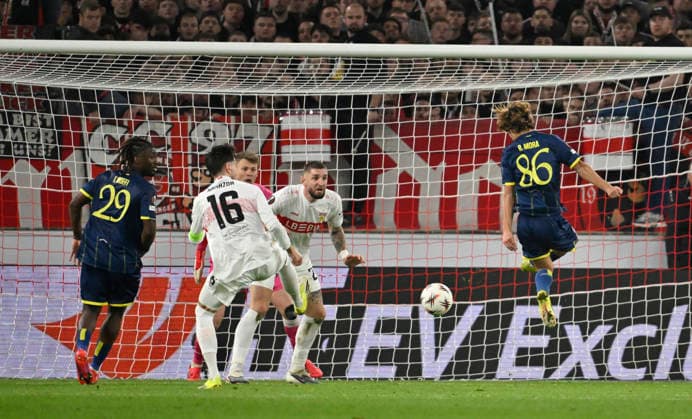 GOAL to 0 2 Rodrigo Mora FC Porto 86 Goal kick Action Goal chance VfB Stuttgart vs FC Porto EUROPA LEAGUE EL 12 03 2026 DFL REGULATIONS PROHIBIT ANY USE OF PHOTOGRAPHS AS IMAGE SEQUENCES AND OR QUASI VIDEO VfB Stuttgart vs FC Porto