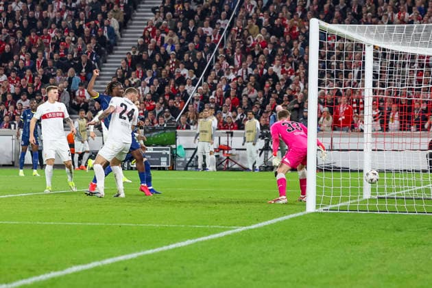 0 2 Goal for FC Porto by Rodrigo Mora FC Porto, 86 , Germany, Football, UEFA Europa League, Round of 16, 2025 2026, VfB Stuttgart vs FC Porto, 12 03 2026, Stuttgart Arena Stuttgart Germany Copyright: xGrantxHubbsx