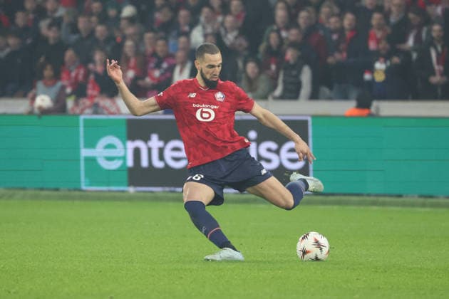 FOOTBALL : LOSC Lille vs Aston Villa FC - UEFA Europa League - 12 03 2026 Nabil BENTALEB (LOSC Lille) lors du match LOSC Lille vs Aston Villa FC, UEFA Europa League 8eme de finale aller, Decathlon Arena stade Pierre Mauroy, le 12 mars 2026 - photo Laurent Sanson PsnewZ  Copyright: xLaurentxSANSONx xPsnewZx