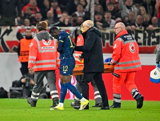 12 03 2026, Football UEFA Europa League 2025 2026 Round of 16, VfB Stuttgart FC Porto, in the MHP Arena Stuttgart, Zaidu Sanusi FC Porto is defeated DFL and DFB regulations prohibit any use of photographs as image sequences and or quasi video
