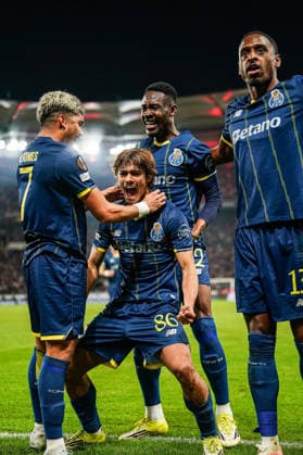 12 03 2026, xdaymx, Football UEFA Europa League, VfB Stuttgart FC Porto goal celebration to 0 2 by Rodrigo Mora Porto DFL DFB REGULATIONS PROHIBIT ANY USE OF PHOTOGRAPHS as IMAGE SEQUENCES and or QUASI VIDEO Stuttgart