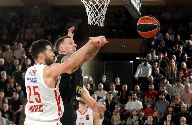 BASKET ASM-OLYMPICAOS 12-03-26 PHOTOPQR NICE MATIN Jean François Ottonello ; Monaco ; 12 03 2026 ; AS MONACO vs OLYMPIACOS PIREE - 31e journee Euroligue de basket 25 26 - 10 Daniel Theis Monaco France  Copyright: xPHOTOPQR NICExMATIN MAXPPPxJeanxFrançoisxOttonellox 20260312NIM2353 20260312NIM2353