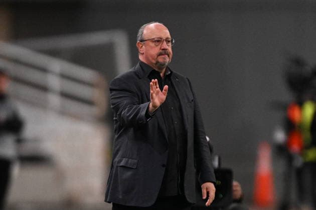 UEFA Europa League, Panathinaikos FC vs Real Betis - Rafael Benitez Maudes coach of Panathinaikos react during the UEFA Europa League round of 16 1st leg soccer match between Panathinaikos FC and Real Betis held at Olympic Athletic Center of Athens in Athens, Greece, 12 March 2026. IMAGO ONE INCH PRODUCTIONS ATHENS Greece Copyright: xOnexInchxProductionsx 6889892