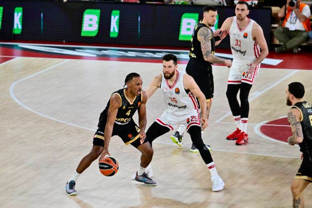 BASKET-BALL : AS Monaco VS Olympiakos - Turkish Airlines EuroLeague - 12 03 2026 Alpha Diallo (ASM) - Turkish Airlines EuroLeague match between AS Monaco and Olympiakos on March 12, 2026 at the Gaston-MÃ decin sports hall in Monaco MonacoMonaco  Copyright: xWilliamxCannarellax