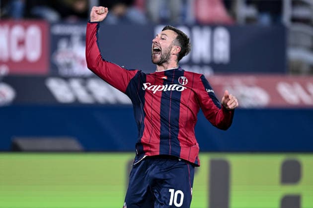 Db Bologna 12 03 2026 - Europa League Bologna-Roma foto Daniele Buffa Image nella foto: esultanza gol Federico Bernardeschi 