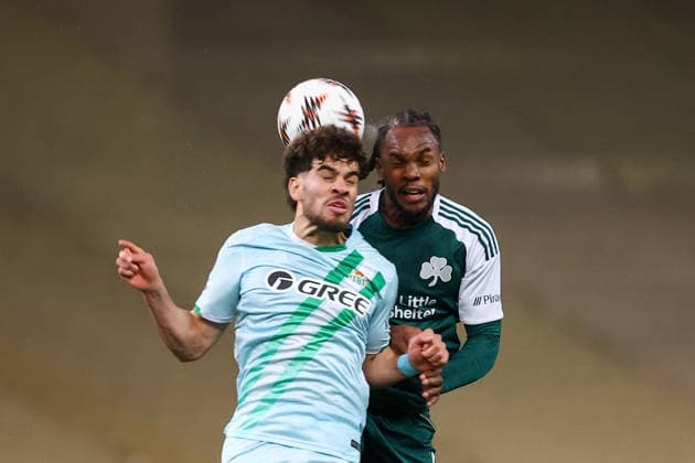 Panathinaikos F.C. v Real Betis UEFA Europa League Renato Sanches of Panathinaikos F.C. and Abde Ezzalzouli of Real Betis during the UEFA Europa League Round of 16 First Leg match at the Olympic Stadium (Greece), Marousi 12 03 2026 UK Newspapers OUT Copyright: xYannisxHalasx FIL-23117-0051
