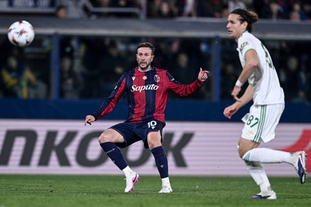 Db Bologna 12 03 2026 - Europa League Bologna-Roma foto Daniele Buffa Image nella foto: gol Federico Bernardeschi 