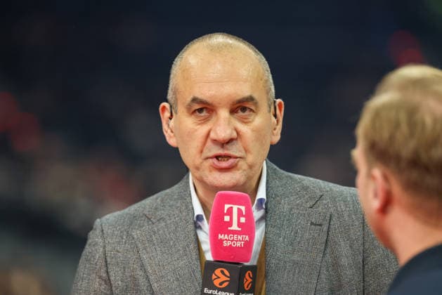 Dragan Tarlac FC Bayern Basketball, Managing Director Sport , GER, FC Bayern Basketball vs Anadolu Efes Istanbul, Basketball, Euroleague, 31 Matchday, Season 2025 2026, 12 03 2026, GER, FC Bayern Basketball vs Anadolu Efes Istanbul, Basketball, Euroleague, 31 Matchday, Season 2025 2026, 12 03 2026 Munich Copyright: xEibner-Pressefoto JennixMaulx EP_JML