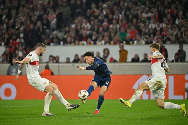 Goal kick Action Goal chance Pepe FC Porto 11 vs Jeff Chabot VfB Stuttgart 24 Finn Jeltsch VfB Stuttgart 29 VfB Stuttgart vs FC Porto EUROPA LEAGUE EL 12 03 2026 DFL REGULATIONS PROHIBIT ANY USE OF PHOTOGRAPHS AS IMAGE SEQUENCES AND OR QUASI VIDEO VfB Stuttgart vs FC Porto