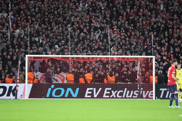 FOOTBALL : LOSC Lille vs Aston Villa FC - UEFA Europa League - 12 03 2026 Ambiance lors du match LOSC Lille vs Aston Villa FC, UEFA Europa League 8eme de finale aller, Decathlon Arena stade Pierre Mauroy, le 12 mars 2026 - photo Laurent Sanson PsnewZ  Copyright: xLaurentxSANSONx xPsnewZx