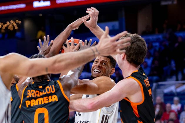 ESP Real Madrid v Valencia Basket Euroleague Edy Tavares of Real Madrid during the Euroleague match, between Real Madrid and Valencia Basket played at Movistar Arena Stadium on March 12, 2026 in Madrid Spain Madrid Spain Basketball Copyright: xAlbaxPachecox xAgenciaxLOFx
