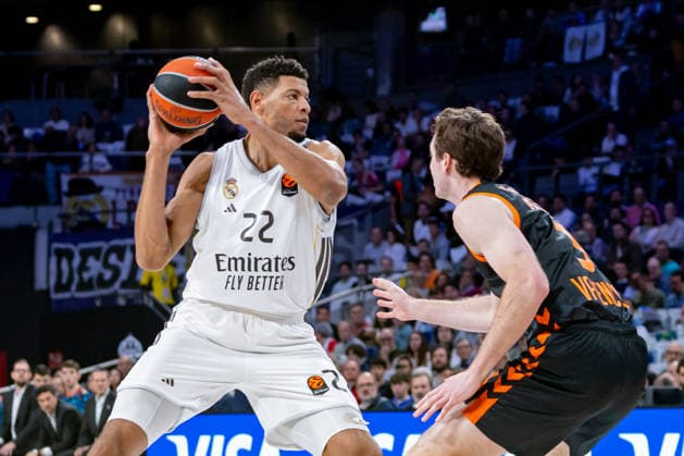 ESP Real Madrid v Valencia Basket Euroleague Edy Tavares of Real Madrid during the Euroleague match, between Real Madrid and Valencia Basket played at Movistar Arena Stadium on March 12, 2026 in Madrid Spain Madrid Spain Basketball Copyright: xAlbaxPachecox xAgenciaxLOFx