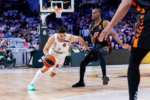 ESP Real Madrid v Valencia Basket Euroleague Facundo Campazzo of Real Madrid during the Euroleague match, between Real Madrid and Valencia Basket played at Movistar Arena Stadium on March 12, 2026 in Madrid Spain Madrid Spain Basketball Copyright: xAlbaxPachecox xAgenciaxLOFx