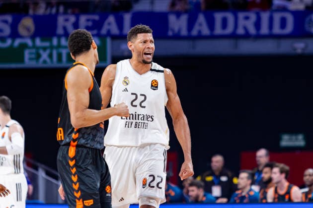 ESP Real Madrid v Valencia Basket Euroleague Edy Tavares of Real Madrid during the Euroleague match, between Real Madrid and Valencia Basket played at Movistar Arena Stadium on March 12, 2026 in Madrid Spain Madrid Spain Basketball Copyright: xAlbaxPachecox xAgenciaxLOFx