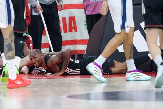 Isiaha Mike FC Bayern Basketball, 22 on the floor, GER, FC Bayern Basketball vs Anadolu Efes Istanbul, Basketball, Euroleague, 31 Matchday, Season 2025 2026, 12 03 2026, GER, FC Bayern Basketball vs Anadolu Efes Istanbul, Basketball, Euroleague, 31 Matchday, Season 2025 2026, 12 03 2026 Muenchen Copyright: xEibner-Pressefoto JennixMaulx EP_JML