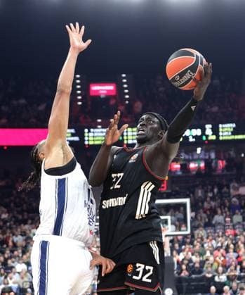 Bayerns 32 Wenyen GABRIEL Basketball Bayern Efes Istanbul Euroleague, FC Bayern Basketball Anadolu Efes Istanbul, round 31, season 2025 2026, on 12 03 2026 in Munich, S A P G A R D E N, Germany Source Copyright Credit Oryk HAIST xBASKETBALL-BAYERN-EFESx