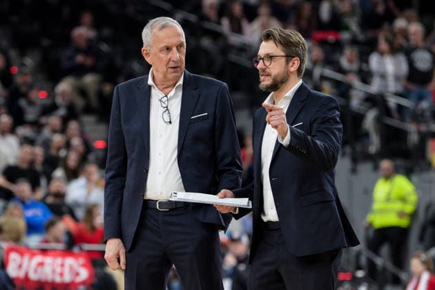Basketball, Euroleague, 20260312, FC Bayern Munich Anadolu Efes Istanbul Pictured from left Copyright: Passion2Press.dex xMarkusxFischex
