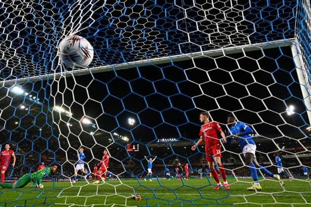 KRC Genk v Freiburg - UEFA Europa League GENK, BELGIUM - MARCH 12 : El Ouahdi Zakaria defender of KRC Genk scores the opening goal during the UEFA Europa League 2025 26 round of 16 match first leg between KRC Genk and Freiburg on March 12, 2026 in Genk, Belgium, 12 03 2026 Genk Belgium  Copyright: xVincentxKalutx