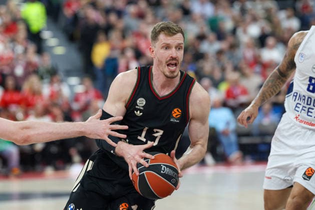Andreas Obst FC Bayern Basketball, 13 , GER, FC Bayern Basketball vs Anadolu Efes Istanbul, Basketball, Euroleague, 31 Matchday, Season 2025 2026, 12 03 2026, GER, FC Bayern Basketball vs Anadolu Efes Istanbul, Basketball, Euroleague, 31 Matchday, Season 2025 2026, 12 03 2026 Munich Copyright: xEibner-Pressefoto JennixMaulx EP_JML