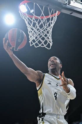 BASKET : Paris Basket vs ASVEL - Euroleague - 12 03 2026 SHAQUILLE HARRISON of ASVEL during the Euroleague match between Paris Basketball and LDLC ASVEL Villeurbanne at Adidas Arena on March 12, 2026 in Paris, France. ( Photo by Federico Pestellini PSNewz ) - ParisFrance  Copyright: xFedericoxPestellinix