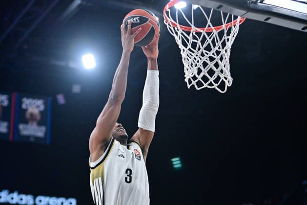 BASKET : Paris Basket vs ASVEL - Euroleague - 12 03 2026 SHAQUILLE HARRISON of ASVEL during the Euroleague match between Paris Basketball and LDLC ASVEL Villeurbanne at Adidas Arena on March 12, 2026 in Paris, France. ( Photo by Federico Pestellini PSNewz ) - ParisFrance  Copyright: xFedericoxPestellinix