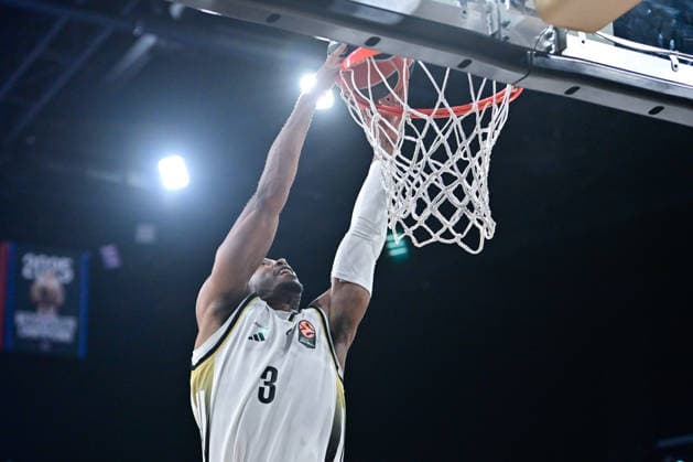 BASKET : Paris Basket vs ASVEL - Euroleague - 12 03 2026 SHAQUILLE HARRISON of ASVEL during the Euroleague match between Paris Basketball and LDLC ASVEL Villeurbanne at Adidas Arena on March 12, 2026 in Paris, France. ( Photo by Federico Pestellini PSNewz ) - ParisFrance  Copyright: xFedericoxPestellinix