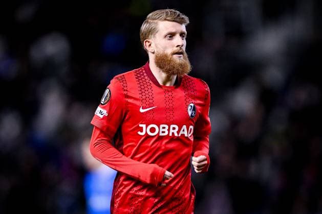 KRC Genk v Freiburg - UEFA Europa League GENK, BELGIUM - MARCH 12 : Jan-Niklas Beste defender of Freiburg during the UEFA Europa League 2025 26 round of 16 match first leg between KRC Genk and Freiburg on March 12, 2026 in Genk, Belgium, 12 03 2026  Copyright: xTomasxSiskx
