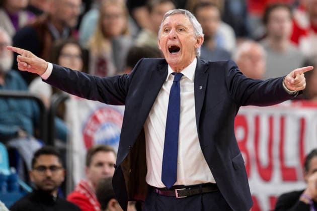 Basketball, Euroleague, 20260312, FC Bayern Munich Anadolu Efes Istanbul In the picture Head Coach of Bayern Svetislav PESIC Munich SAP Garden Bayern Germany Copyright: Passion2Press.dex xMarkusxFischex