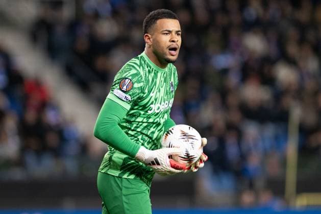 Noah Atubolu 1 SC Freiburg , KRC Genk vs SC Freiburg, Football, Europa League 2025 2026, Round of 16, 12 03 2026 Genk Limburg Belgium Copyright: xkolbert-press MarkusxVerwimpx