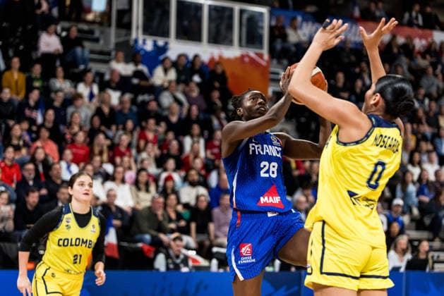 Basketball, Women, World Cup Qualifier, France - Colombia #2