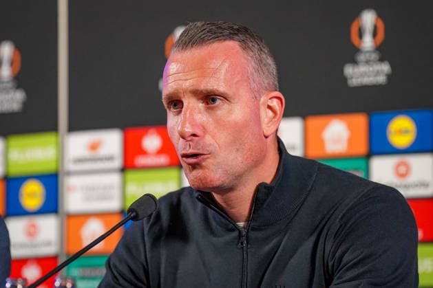 Belgium Football Europa League 2025 2026, Round of 16 KRC Genk vs SC Freiburg Cegeka Arena Genk Nicky Hayen coach, KRC Genk press conference, media Copyright: xJOERANxSTEINSIEKx