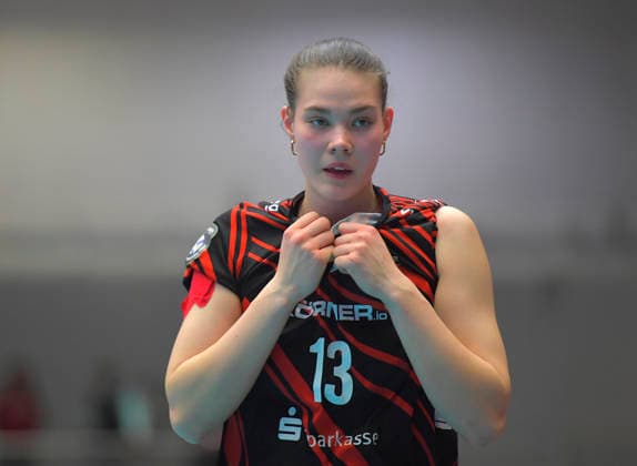 12 3 2026, Dresdens Florentine Rosemann, volleyball, CEV Cup, semi-final, Dresdner SC Reale Mutua Fenera Chieri, c Dresden