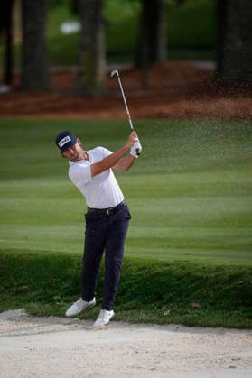 March 12, 2026, Ponte Vedra, Florida, USA: March 12, 2026, Ponte Vedra, Florida.Terry Moore (USA) hits out of the bunker on the 15th hole during the first round of The PLAYERS Championship at TPC Sawgrass. PGA, Golf Herren Tour 2026: The PLAYERS Championship  - ZUMAd212 20260312_zsp_d212_035 Copyright: xRichardxDolex